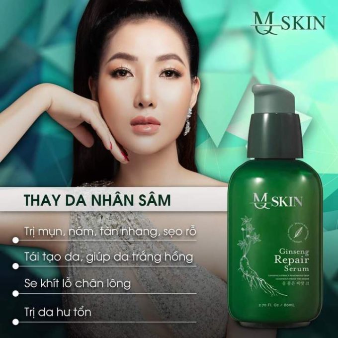 Thay Da Nhân Sâm MQ SKIN – Tái Tạo Da Trị Mụn, Thâm, Nám, Tàn Nhang Hiệu Quả