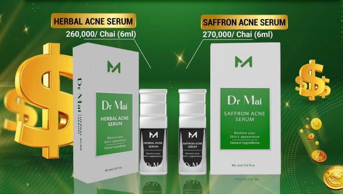 Trị Mụn Dr Mai Nguyên Chất & Dr Mai Mix Saffron 6ml – Hàng Chuẩn Chính Hãng