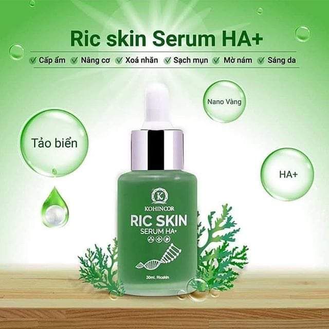 Serum Ric Skin HA+ sản phẩm dưỡng trắng da hot nhất 2020