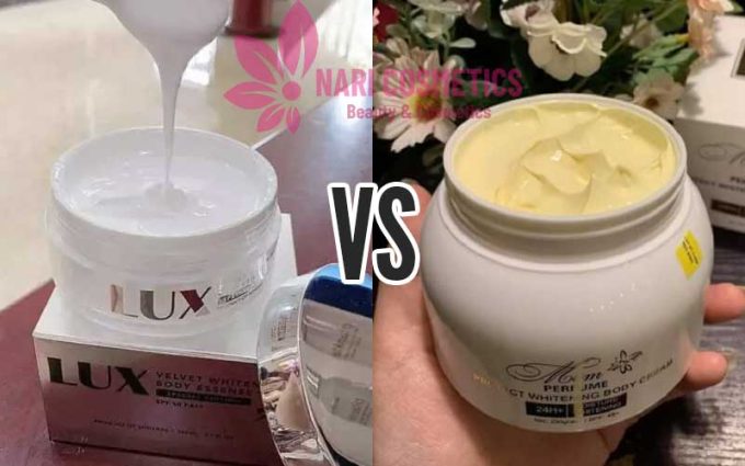 so sánh kem body Lux và kem body Mềm