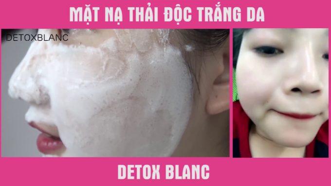 làn da được thải độc sẽ trắng sáng và mềm mịn hơn