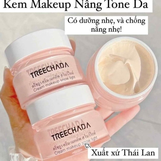 Kem Treechada 50g – Kem Make Up Trang Điểm Thần Thánh Thái Lan – Hàng Chuẩn Chính Hãng