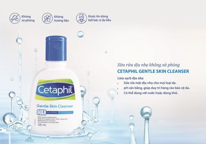 Công dụng vượt trội của Sữa Rửa Mặt Cetaphil