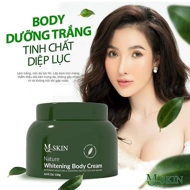 Kem Body MQ Skin 150g – Body Tinh Thể Diệp Lục Trắng Da Hiệu Quả