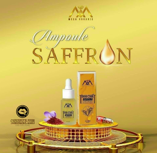 Tinh Chất Ampoule Saffron MeeA Organic 20ml – Serum Cá Hồi Căng Bóng Da – Hàng Chuẩn Chính Hãng