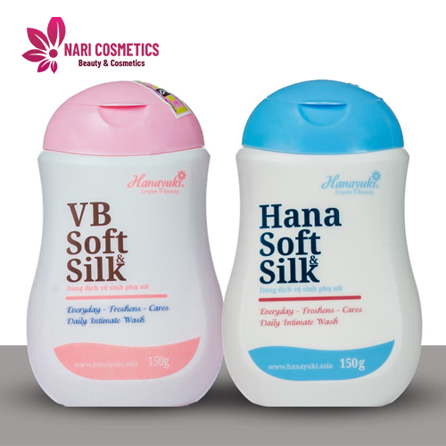 Dung Dịch Vệ Sinh Hana Soft & Silk Xanh Và Hồng 150g – Hàng Chính Hãng