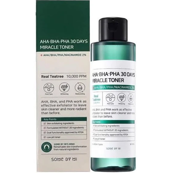 Toner Some By Mi AHA – BHA – PHA 30 Days Miracle – Hàng Chính Hãng