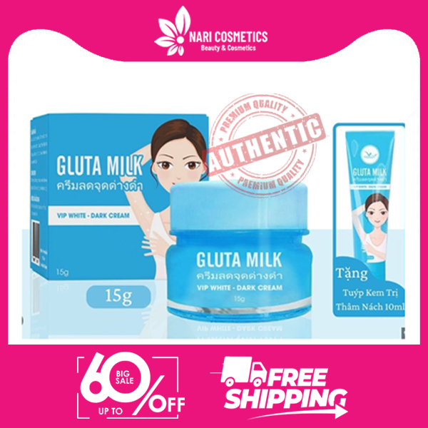 Kem Trị Thâm Nách Gluta Milk Vip White – Hàng Chính Hãng