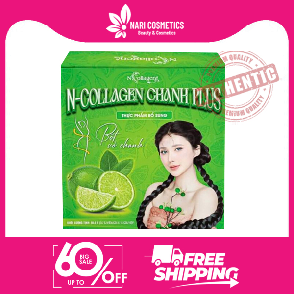 Giảm Cân N Collagen – Detox Cam Chanh – Hộp 15 Gói – GIẢM NHANH 3-7 KG