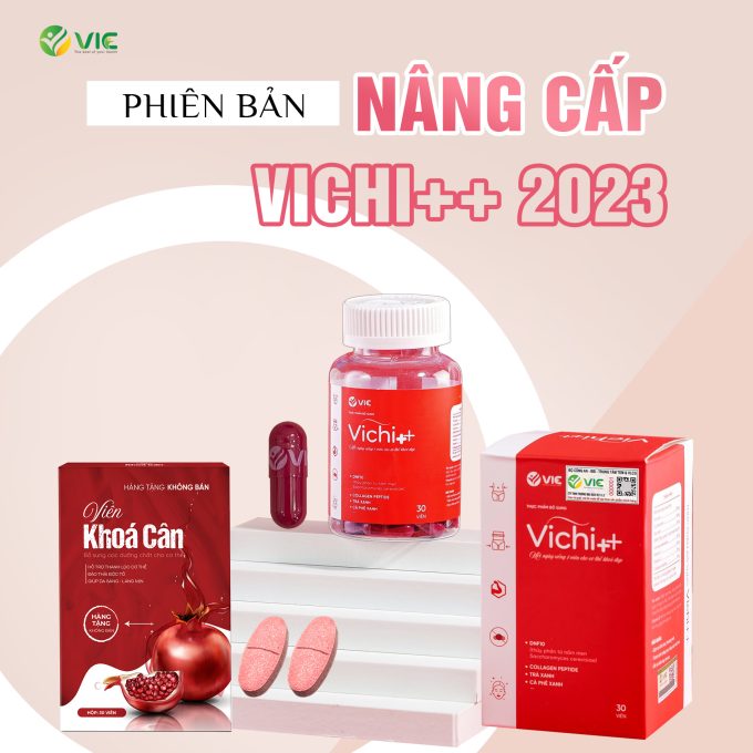 Giảm Cân Vichi ++Chính Hãng – Hộp 30 Viên, Giảm 5-10Kg Sau 1 Liệu Trình