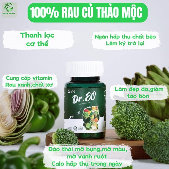 Viên Uống Giảm Mỡ Bụng Dr Eo V.I.C – Hộp 60 Viên – Giảm Mỡ Hiệu Quả