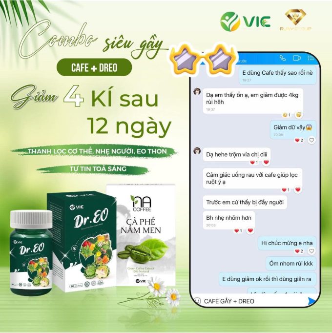 Viên Uống Giảm Mỡ Bụng Dr Eo V.I.C – Hộp 60 Viên – Giảm Mỡ Hiệu Quả