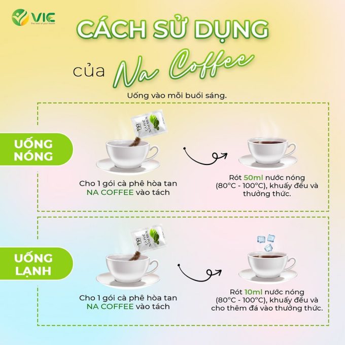 Cà Phê Nấm Men Giảm Cân NA Coffee – Hộp Lớn 12 Gói – Giảm Cân Hiệu Quả