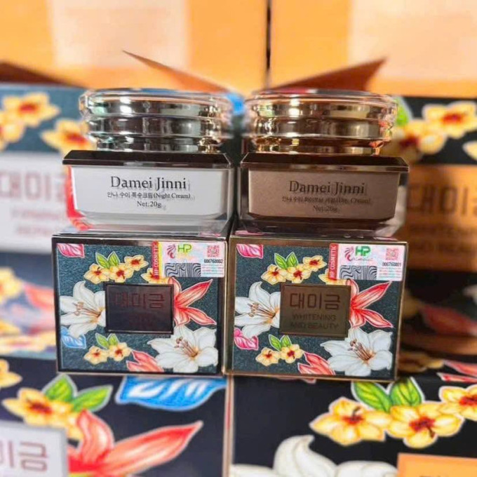 Combo Kem Damei Jinni (Kem demejine mẫu mới) – Hàng Chính Hãng – Mờ Nám, Tàn Nhang