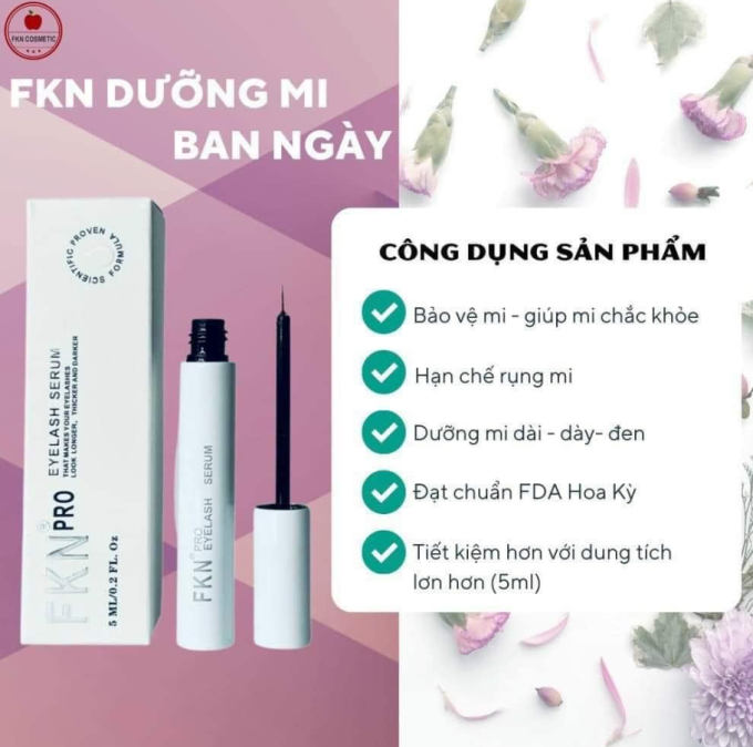 Serum Dưỡng Mi FKN Ngày & Đêm 5ml – Hàng Chính Hãng – Dưỡng Dài Mi Hiệu Quả