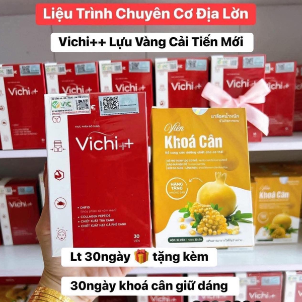 Giảm Cân Vichi ++Chính Hãng – Hộp 30 Viên, Phiên Bản Nâng Cấp