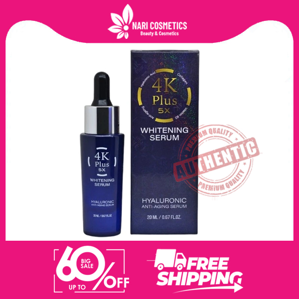 Serum 4K Plus 5X Whitening Thái Lan 20 ml – Dưỡng Trắng, Căng Bóng Da