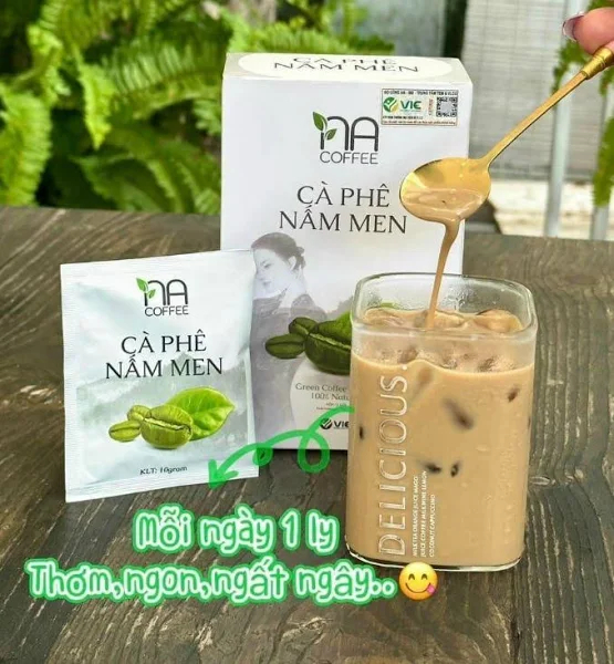 Cà Phê Nấm Men Giảm Cân NA Coffee – Hộp Lớn 12 Gói – Giảm Cân Hiệu Quả