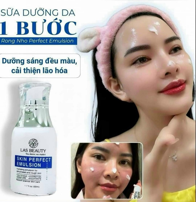 Sữa Dưỡng Rong Nho Las Beauty – Tái Sinh Phục Hồi Da – Hàng Chính Hãng