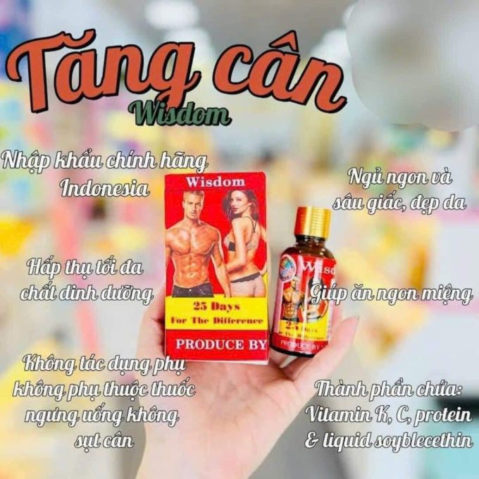 Tăng Cân Wisdom Weight Chuẩn Indonesia 25 Viên – Tăng Cân Hiệu Quả