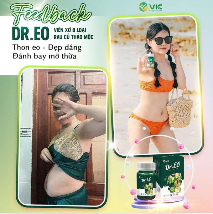 Viên Uống Giảm Mỡ Bụng Dr Eo V.I.C – Hộp 60 Viên – Giảm Mỡ Hiệu Quả