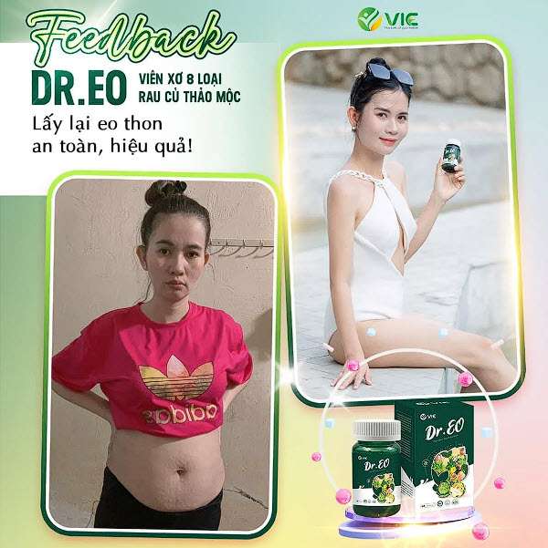 Viên Uống Giảm Mỡ Bụng Dr Eo V.I.C – Hộp 60 Viên – Giảm Mỡ Hiệu Quả