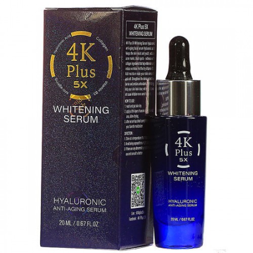 Serum 4K Plus 5X Whitening Thái Lan 20 ml – Dưỡng Trắng, Căng Bóng Da