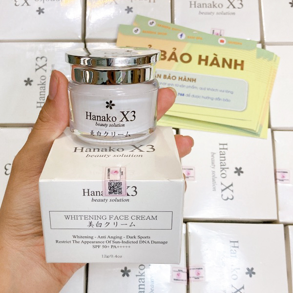 Kem Hanako X3 Nhật Bản Chính Hãng – Dưỡng Trắng Da An Toàn, Hiệu Quả