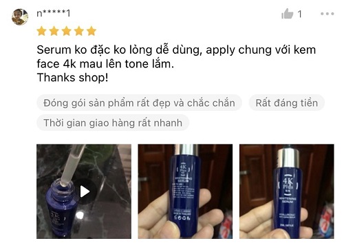 Serum 4K Plus 5X Whitening Thái Lan 20 ml – Dưỡng Trắng, Căng Bóng Da