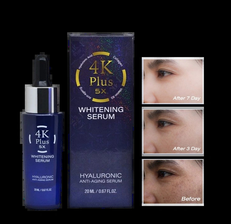 Serum 4K Plus 5X Whitening Thái Lan 20 ml – Dưỡng Trắng, Căng Bóng Da