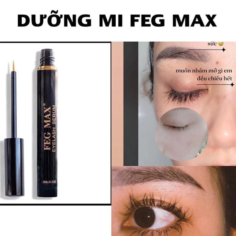 Dưỡng Mi FEG MAX Ngày & Đêm – Mẫu Mới Chính Hãng – Hiệu Quả Gấp 5X