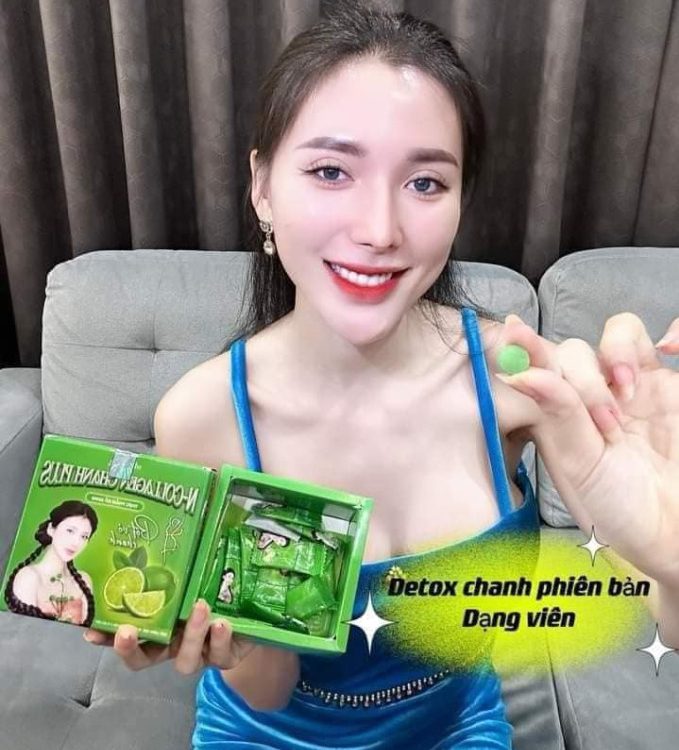 Giảm Cân N Collagen – Detox Cam Chanh – Hộp 15 Gói – GIẢM NHANH 3-7 KG