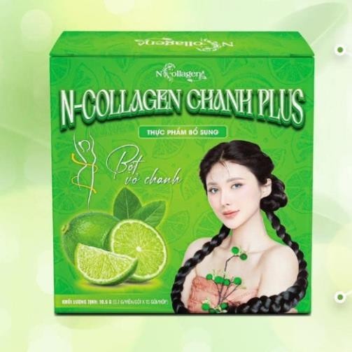 Giảm Cân N Collagen – Detox Cam Chanh – Hộp 15 Gói – GIẢM NHANH 3-7 KG