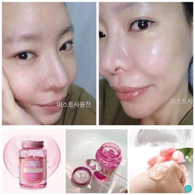 Tinh Chất Ủ Căng Bóng Da X5 Ampoule Retinol All Night Skinpastel 250ml