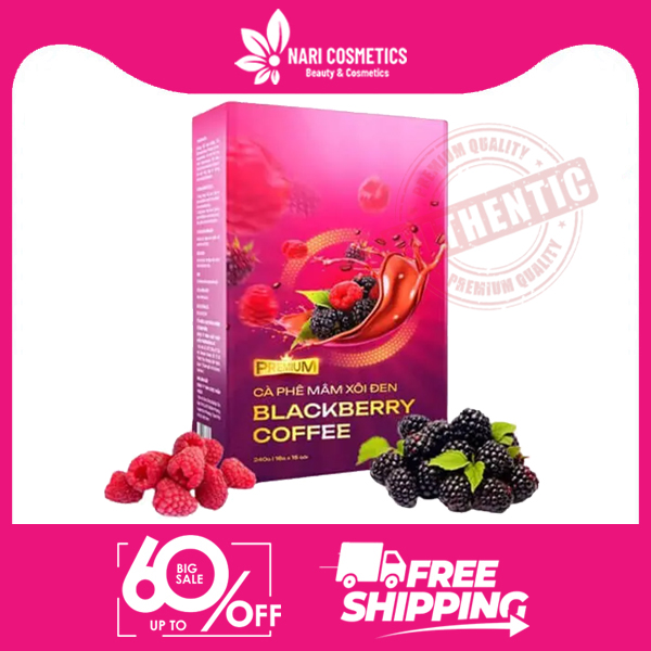 Cà Phê Giảm Cân Mâm Xôi Đen Blackberry Coffee 15 Gói – Cam Kết Chính Hãng