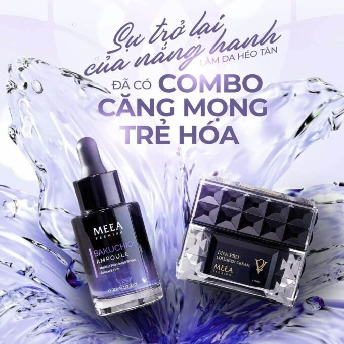 Tinh Chất Serum Cá Hồi Bakuchiol Meea V2 30ml | Hàng Chính Hãng