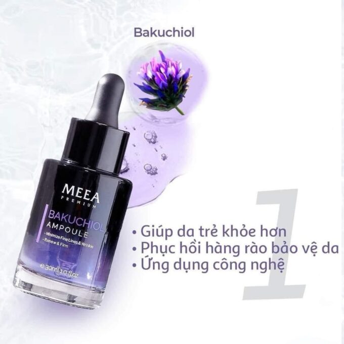Tinh Chất Serum Cá Hồi Bakuchiol Meea V2 30ml | Hàng Chính Hãng