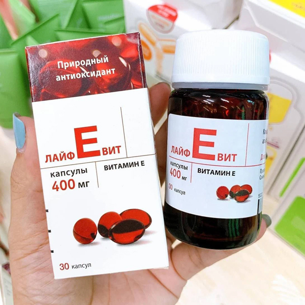 Vitamin E Đỏ Của Nga Lọ Thủy Tinh 30 Viên | Hàng Chính Hãng