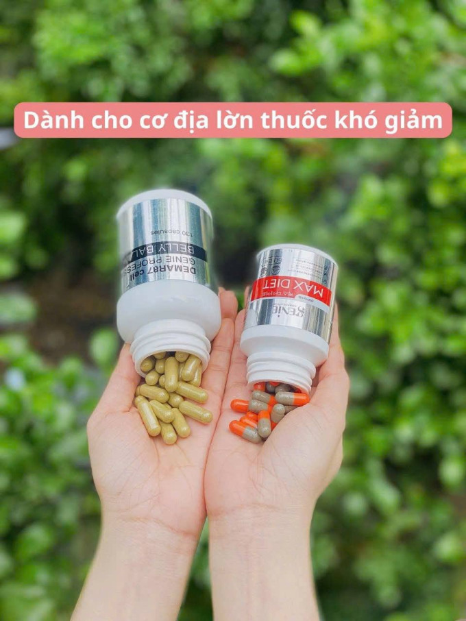 Max Diet và Derma cell 87- combo giảm cân an toàn hiệu quả