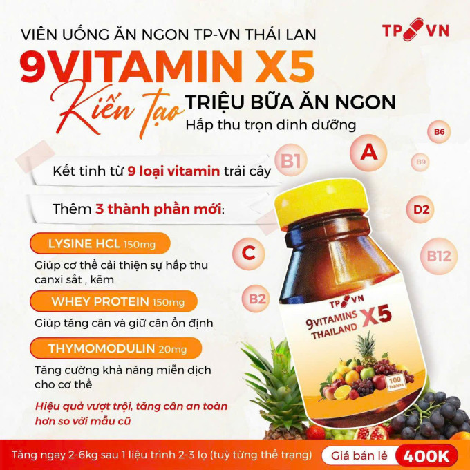Chiết xuất từ 9 loại trái cây thiên nhiên