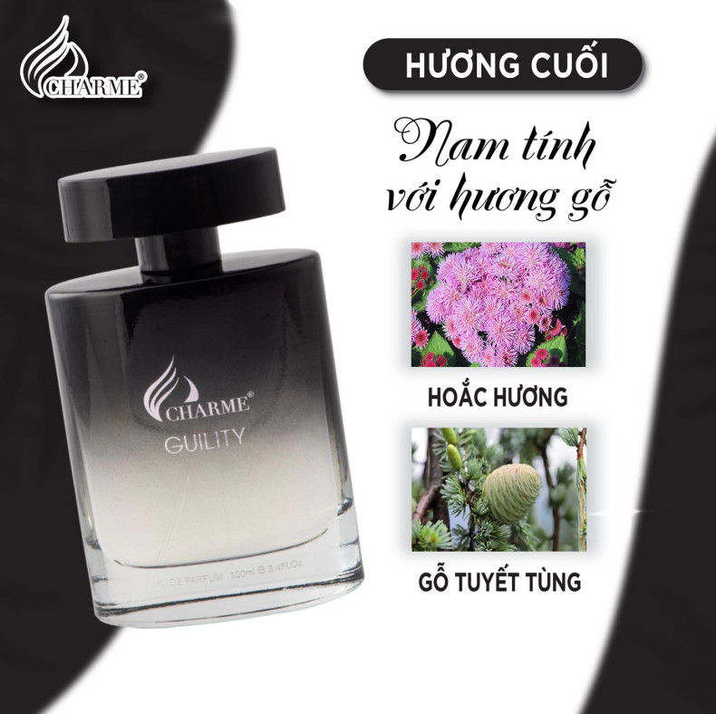 Nước Hoa Nam Charme Guility 100ml – EDP – Hàng Chính Hãng