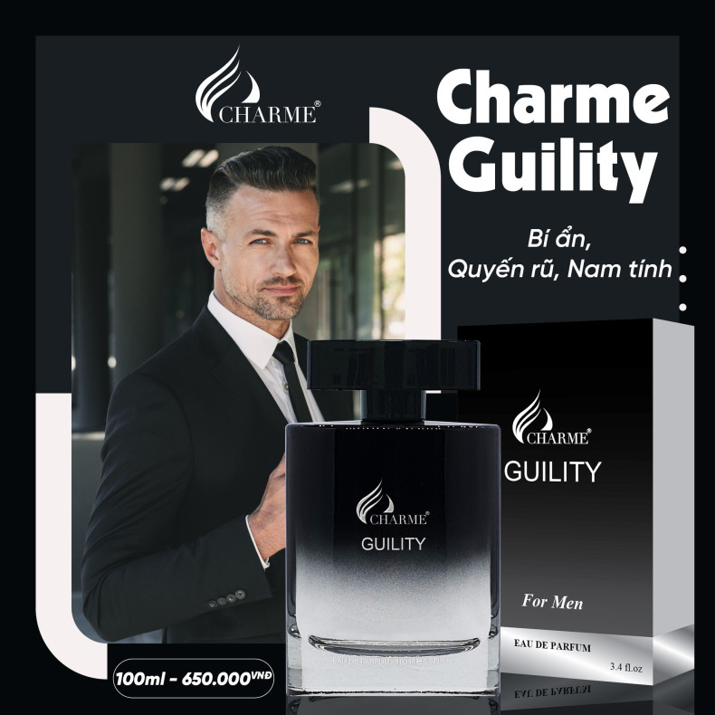 Nước Hoa Nam Charme Guility 100ml – EDP – Hàng Chính Hãng