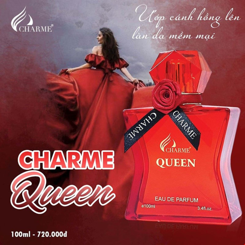 Nước Hoa Nữ Charme Queen 100ml – EDP – Hàng Chính Hãng 100%