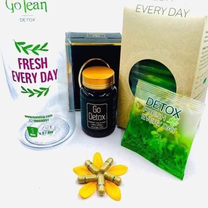 Combo Go Detox Giảm Cân – Hàng Chính Hãng – Tặng Kèm Detox Thải Mỡ