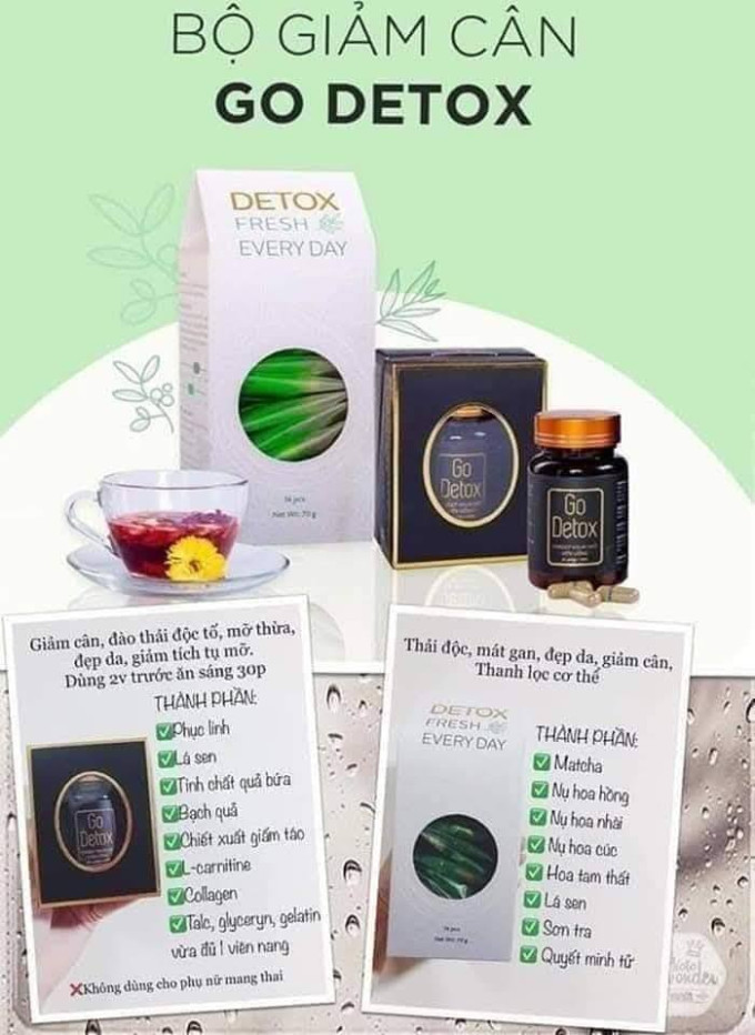 Go Detox được chiết xuất 100% từ thảo dược thiên nhiên