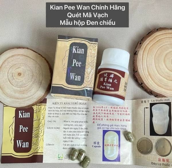 Tăng Cân Kian Pee Wan Hộp 30 Viên – Kiện Tỳ Hoàn, Ăn Ngon, Ngủ Ngon