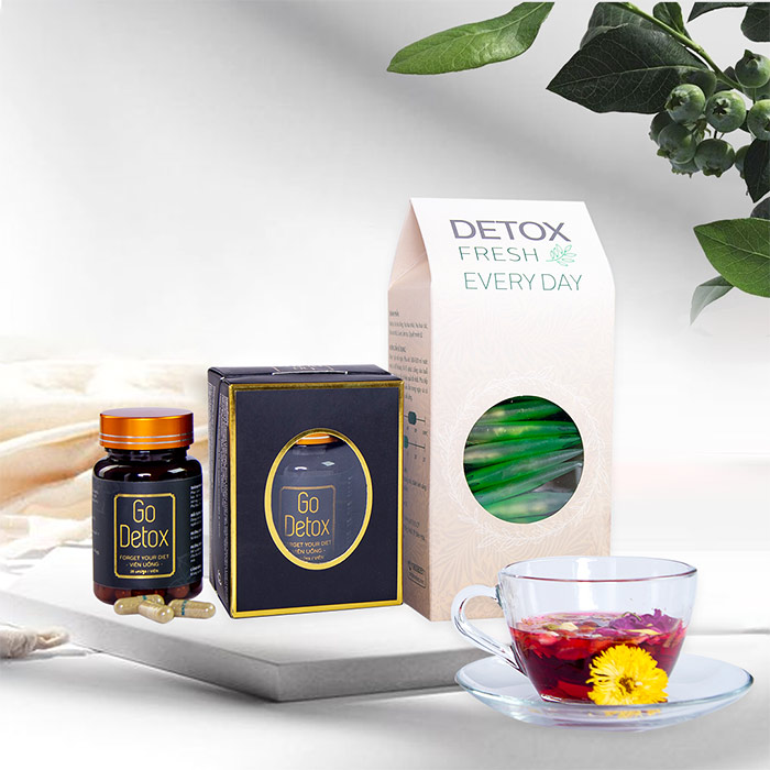 Combo Go Detox Giảm Cân – Hàng Chính Hãng – Tặng Kèm Detox Thải Mỡ