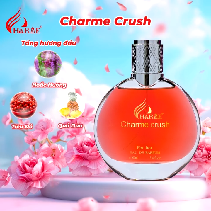 Nước Hoa Nữ Charme Crush 100ml | Lưu Hương 12 Giờ