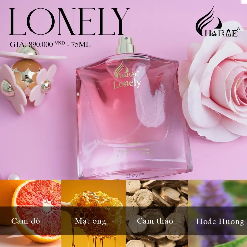 Nước Hoa Nữ Charme Lonely 75ml | Charme Nước Hoa Pháp Cao Cấp