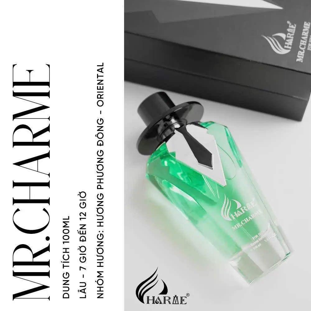 Nước Hoa Nam Mr.Charme 100ml | Hương Thơm Lịch Lãm, Sang Trọng